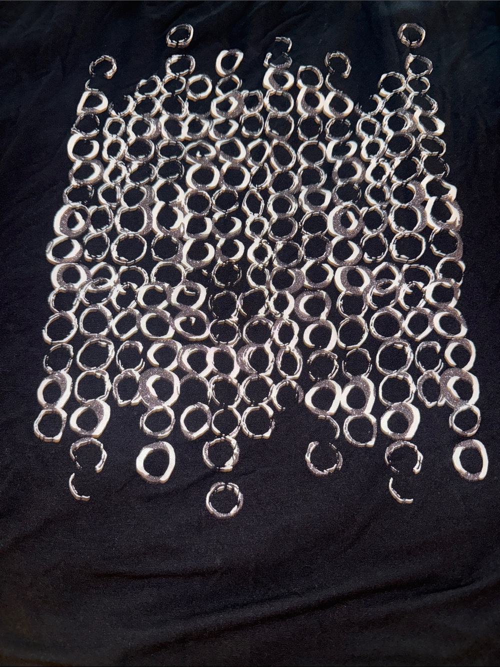 Pair of Black Short Sleeve Tees with Shimmer! - Picture 3 of 11